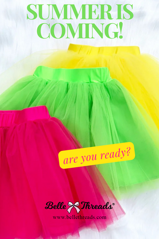 Summer is coming - get ready to twirl into the fun in the sun with our neon tutu skirts