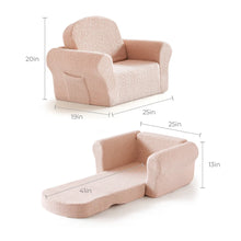 Load image into Gallery viewer, Tiny Land® Afternoon Couch —— Pink Kids Chair
