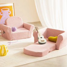 Load image into Gallery viewer, Tiny Land® Afternoon Couch —— Pink Kids Chair
