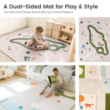 Load image into Gallery viewer, Tiny Land® Double-Sided Baby Playmat Forest Track Wonder
