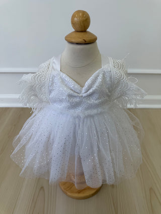 Winter Snow Queen Tutu Romper