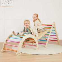 Load image into Gallery viewer, Tiny Land® 7-in-1 Rainbow Climbing Set
