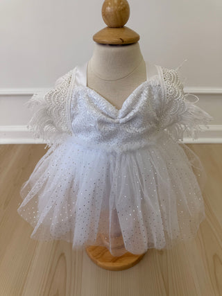 Winter Snow Queen Tutu Romper