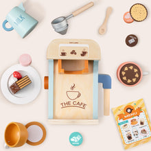 Load image into Gallery viewer, Tiny Land® Wooden Kids Play Coffee Maker Set
