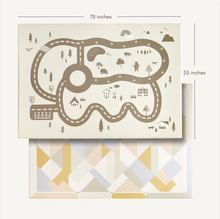 Load image into Gallery viewer, Tiny Land® Double-Sided Baby Playmat Urban Zoo Adventure
