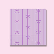 Load image into Gallery viewer, Lilac Bow Napkins
