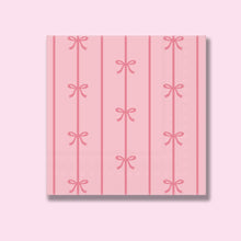 Load image into Gallery viewer, Pink Bow Napkins
