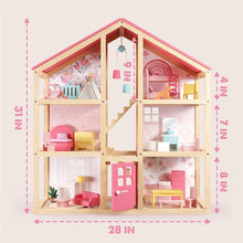 Load image into Gallery viewer, Tiny Land® Sweetwood Love Dollhouse without Dolls
