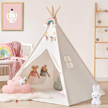 Load image into Gallery viewer, Tiny Land® Teepee for Kids with Mat
