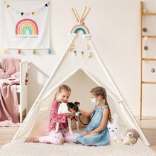 Load image into Gallery viewer, Tiny Land® Teepee for Kids with Mat
