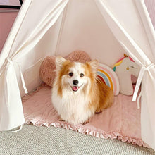 Load image into Gallery viewer, Tiny Land® Teepee for Kids with Mat
