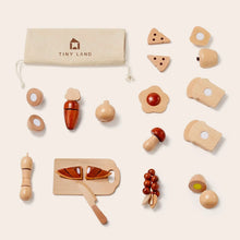 Load image into Gallery viewer, Tiny Land® Wooden Cut and Play Food Toys
