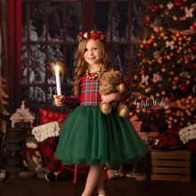 Load image into Gallery viewer, Christmas Woodland Plaid Tutu Dress - More Colors!
