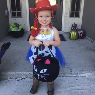 Disney Toy Story Jessie Glam Hat Bow Halloween Costume Accessory 
