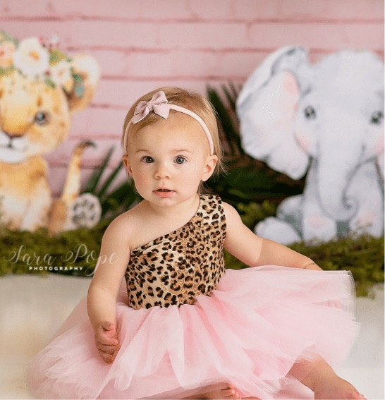 Best Selling Wild One Cheetah One Shoulder Tutu Dress