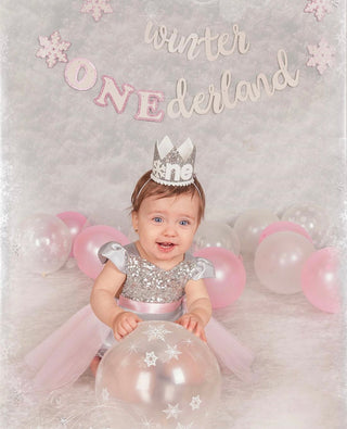 Winter Snow Princess Tutu, Winter Wonderland Tutu, First Birthday Winter Tutu