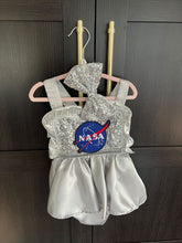 Load image into Gallery viewer, Silver Astronaut Costume Space Tutu for Girls
