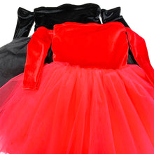 Load image into Gallery viewer, Velvet Nova Off the Shoulder Tutu Dress
